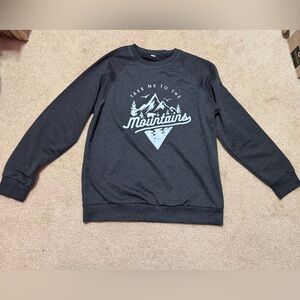 Small “Take me to the mountains” Sweatshirt